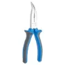 Unior Bike Tools Long Nose Pliers With Side Cutter And Pipe Grip Werkzeug, Silver / blue, One Size