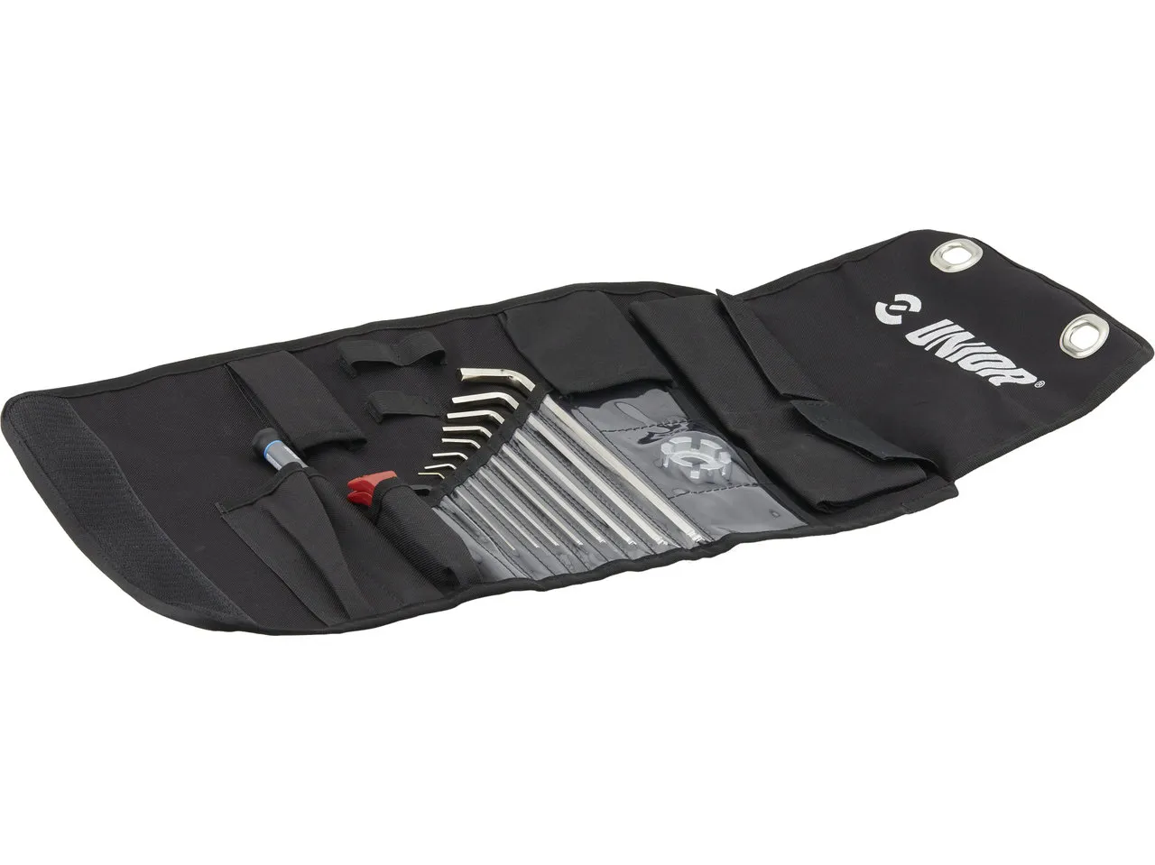 Unior Bike Tools Tool Roll Set 1600ROLL Werkzeug-Rolltasche, Rot, one_size Unior Bike Tools Tool Roll Set 1600ROLL Werkzeug-Rolltasche, Rot, one_size