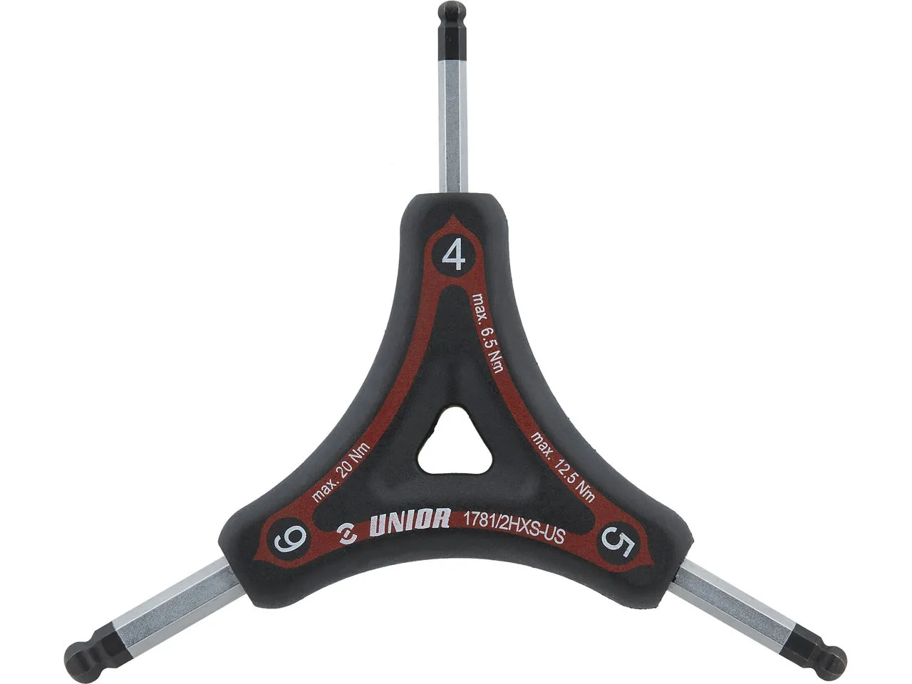 Unior Bike Tools Y-Schlüssel Innensechskant mit Kugelkopf 1781/2HXS, Rot, one_size Unior Bike Tools Y-Schlüssel Innensechskant mit Kugelkopf 1781/2HXS, Rot, one_size