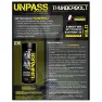 Unpass Thunderbolt Mikrofaser Baize 35 Einheiten, Black / yellow, One Size