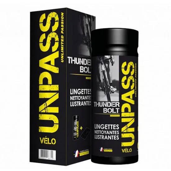 Unpass Thunderbolt Mikrofaser Baize 80 Einheiten, Black / yellow, One Size Unpass Thunderbolt Mikrofaser Baize 80 Einheiten, Black / yellow, One Size