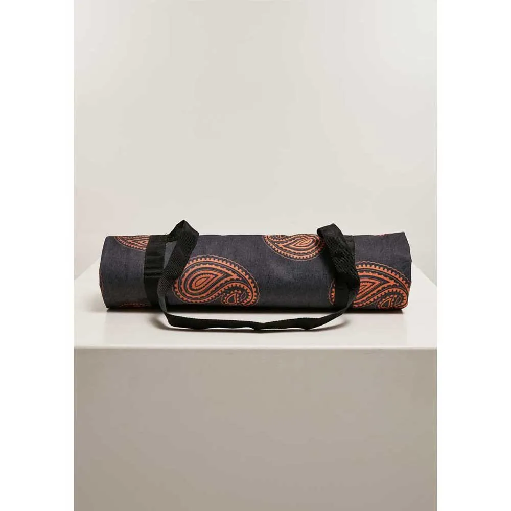 Urban Classics Patchwork Print Decke, Black / orange