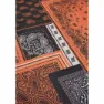 Urban Classics Patchwork Print Decke, Black / orange