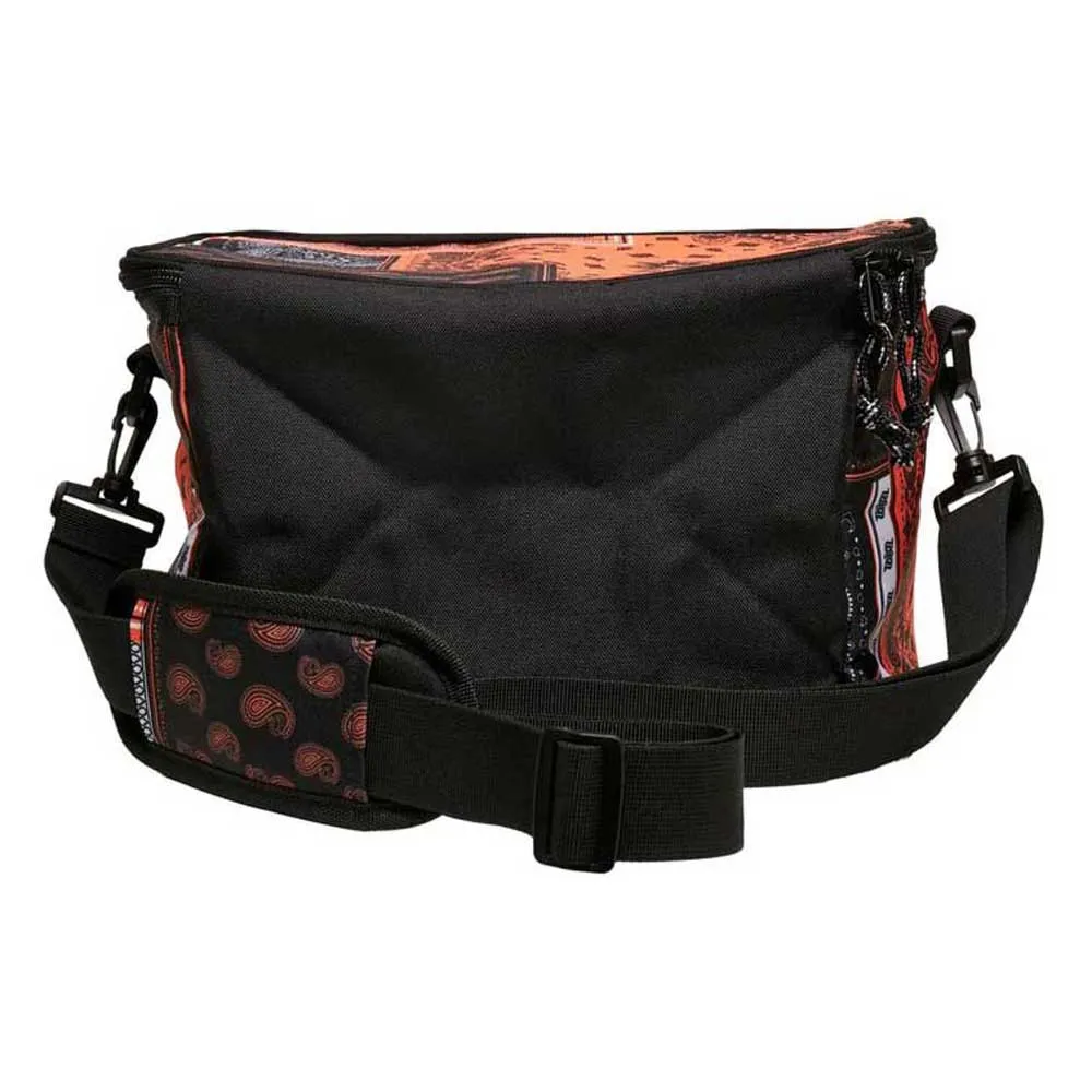 Urban Classics Patchwork Print Kühltasche, Black / orange, One Size Urban Classics Patchwork Print Kühltasche, Black / orange, One Size