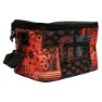 Urban Classics Patchwork Print Kühltasche, Black / orange, One Size