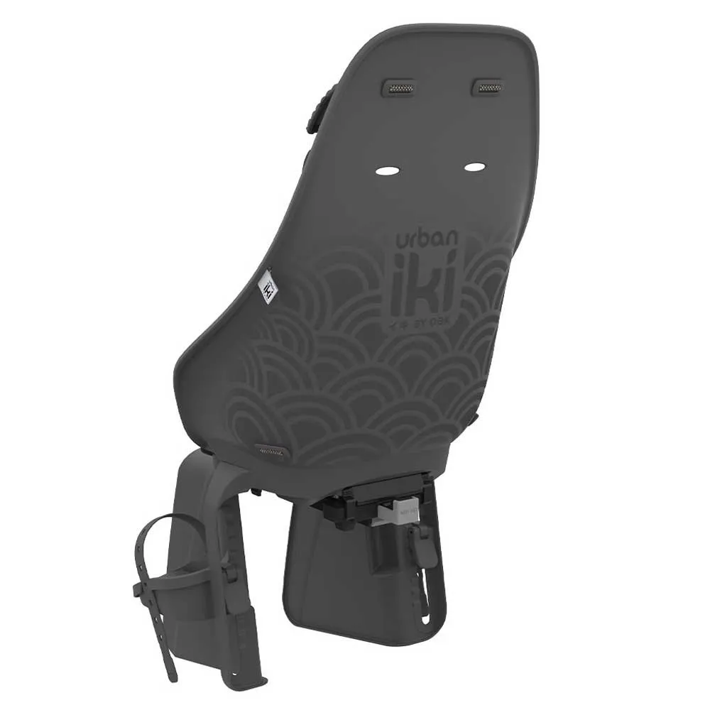 Urban Iki Bincho Kindersitz Für Fahrrad Hinten, Black / black, Max 22kg