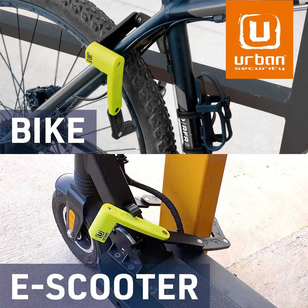 Urban Security Ur469y Faltschloss, Black / yellow, 70cm Urban Security Ur469y Faltschloss, Black / yellow, 70cm