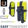 Urban Security Ur469y Faltschloss, Black / yellow, 70cm