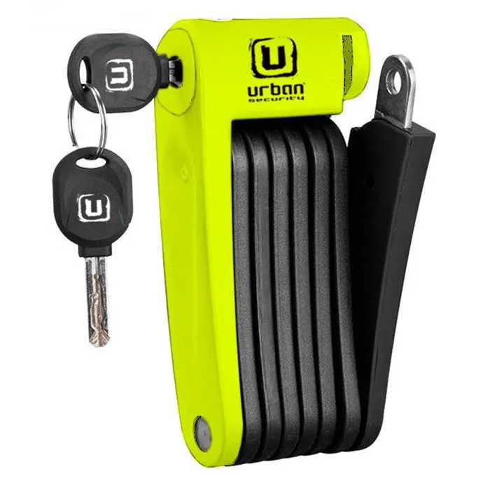 Urban Security Ur469y Faltschloss, Black / yellow, 70cm Urban Security Ur469y Faltschloss, Black / yellow, 70cm