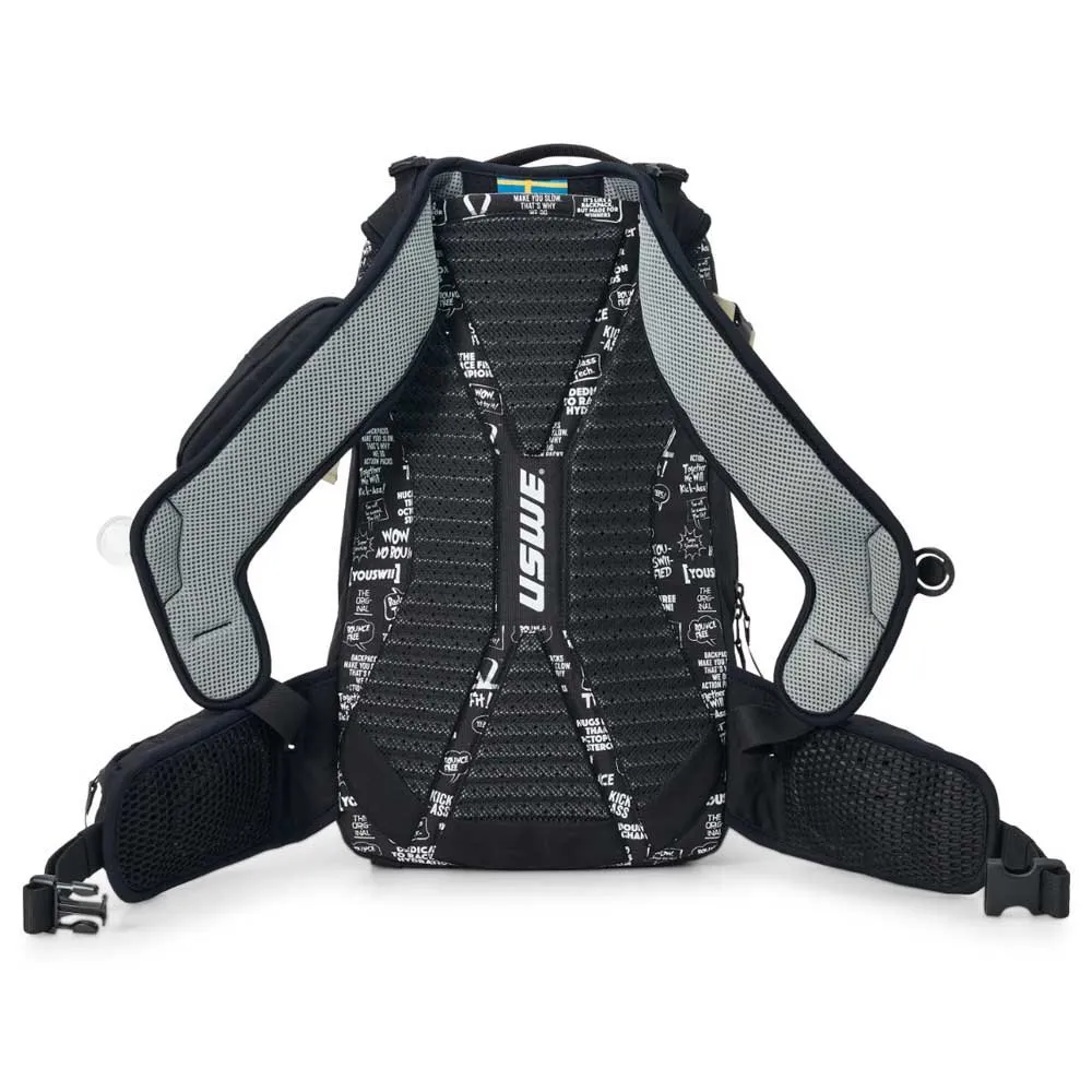 USWE Core 16 Trinkrucksack 16l, Black / mud green, One Size USWE Core 16 Trinkrucksack 16l, Black / mud green, One Size