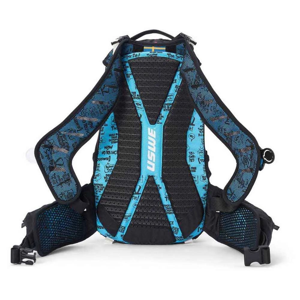 USWE Flow 16l Rucksack, Black / blue, One Size USWE Flow 16l Rucksack, Black / blue, One Size