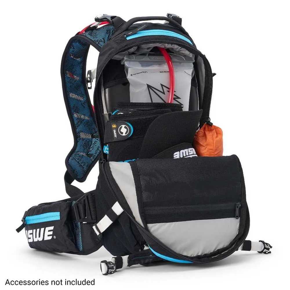 USWE Flow 16l Rucksack, Black / blue, One Size USWE Flow 16l Rucksack, Black / blue, One Size