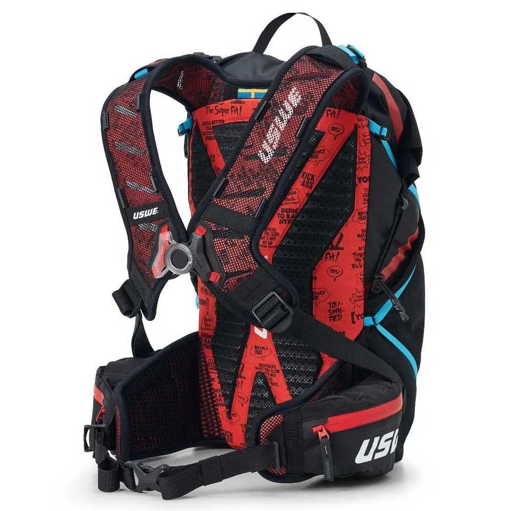 USWE Hajker Rucksack 30l, Black / red, One Size USWE Hajker Rucksack 30l, Black / red, One Size
