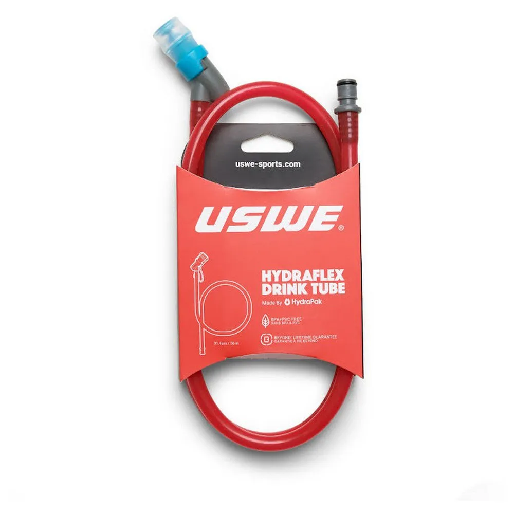 USWE Hydraflex Trinksystem Schlauch 90 Cm, Red, One Size USWE Hydraflex Trinksystem Schlauch 90 Cm, Red, One Size