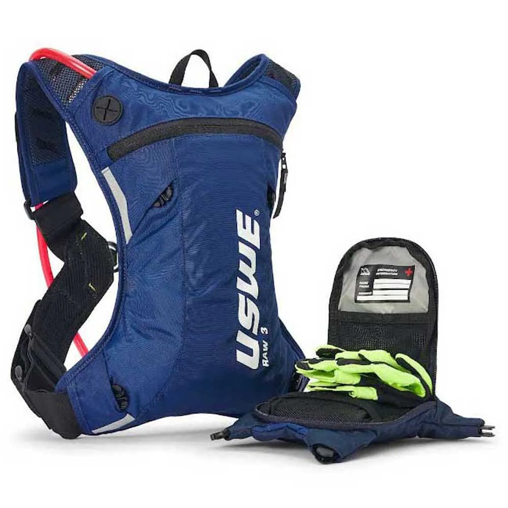 USWE Raw 3 3l Trinkrucksack, Blue, One Size USWE Raw 3 3l Trinkrucksack, Blue, One Size