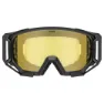 Uvex Athletic Cv Brille, Black matt, Colorvision Mirror Gold/CAT1