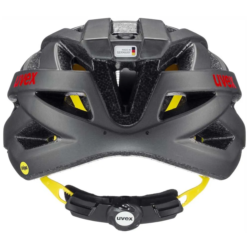 Uvex I-vo Cc Mips Mtb-helm, Titan / red mat Uvex I-vo Cc Mips Mtb-helm, Titan / red mat