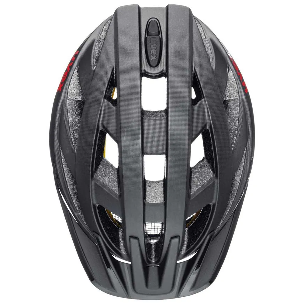 Uvex I-vo Cc Mips Mtb-helm, Titan / red mat Uvex I-vo Cc Mips Mtb-helm, Titan / red mat