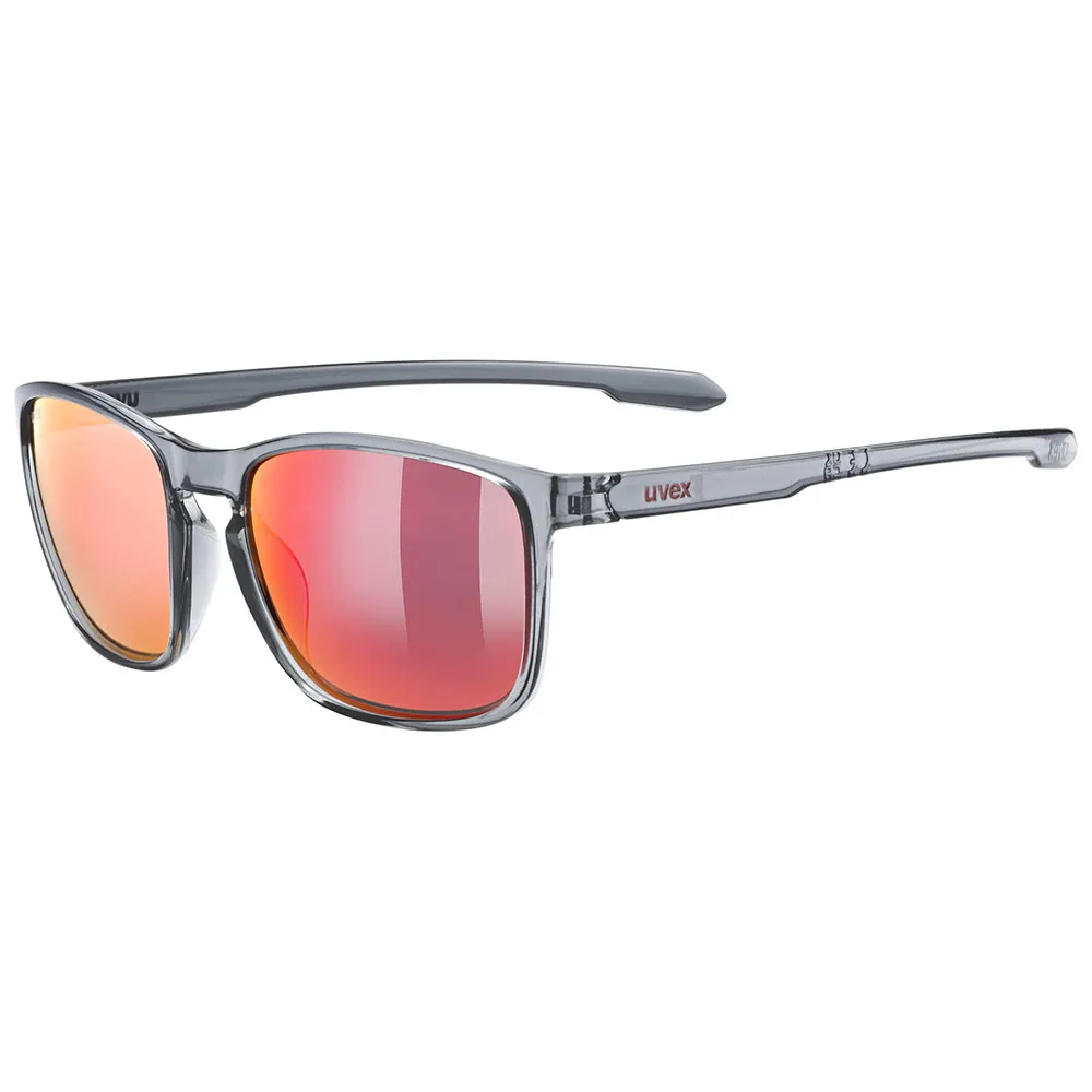 Uvex Lgl 52 Sonnenbrille Refurbished, Smoke, Mirror Red/CAT3 Uvex Lgl 52 Sonnenbrille Refurbished, Smoke, Mirror Red/CAT3