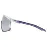 Uvex Mtm Perform Sonnenbrille, Clear met purple, Supravision Mirror Silver/CAT3