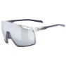 Uvex Mtm Perform Sonnenbrille, Clear met purple, Supravision Mirror Silver/CAT3