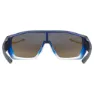 Uvex Mtn Style Colorvision Sonnenbrille, Blue matt / fade, Colorvision Mirror Blue/CAT3