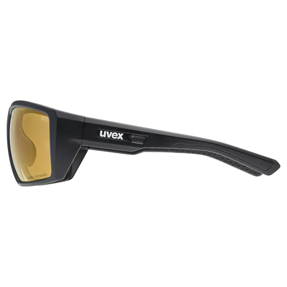 Uvex Mtn Venture Cv V Photochrome Sonnenbrille, Black matt, Colorvision Variomatic Litemirror Red/CAT1-3 Uvex Mtn Venture Cv V Photochrome Sonnenbrille, Black matt, Colorvision Variomatic Litemirror Red/CAT1-3