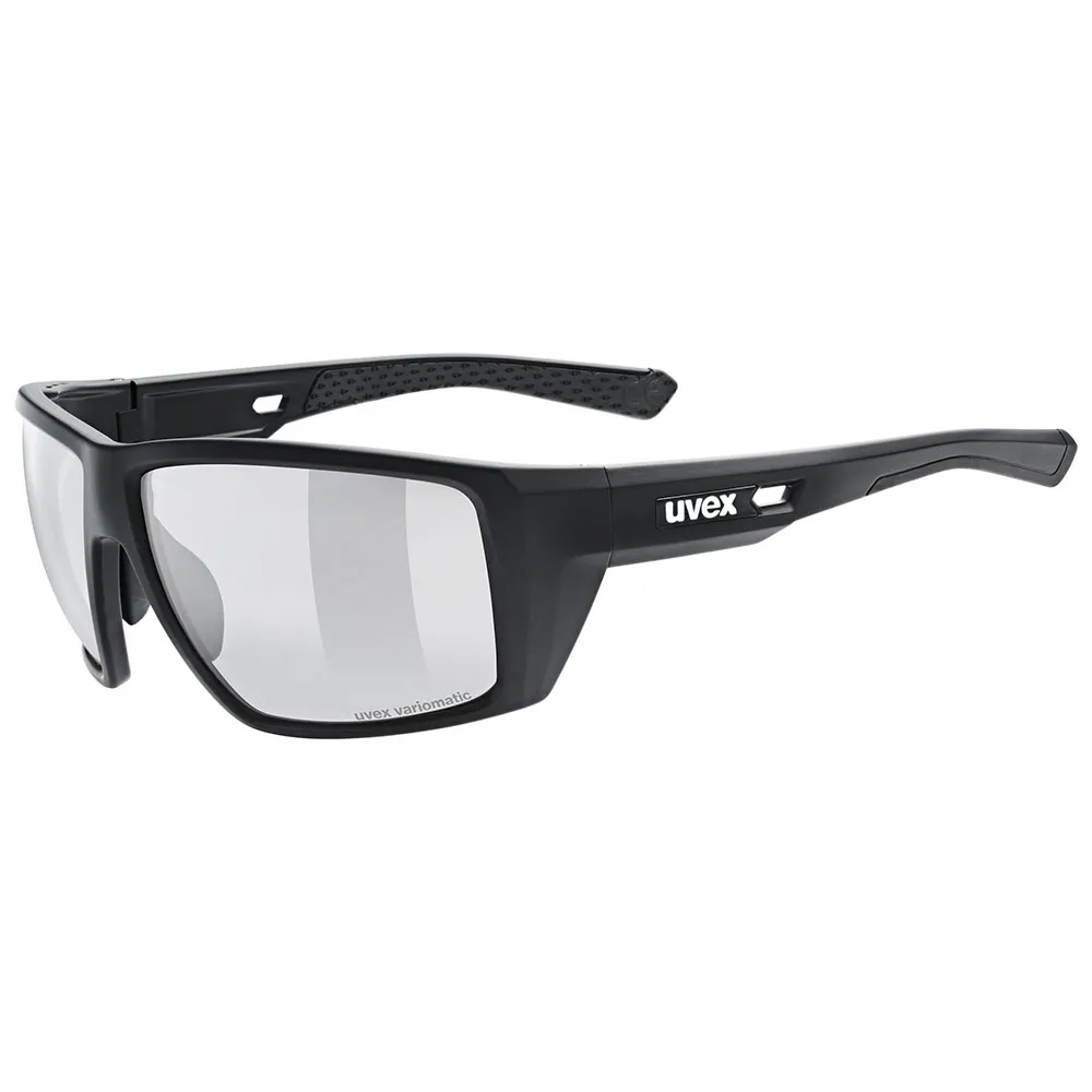 Uvex Mtn Venture V Photochrome Sonnenbrille, Black matt, Variomatic Smoke/CAT1-3 Uvex Mtn Venture V Photochrome Sonnenbrille, Black matt, Variomatic Smoke/CAT1-3