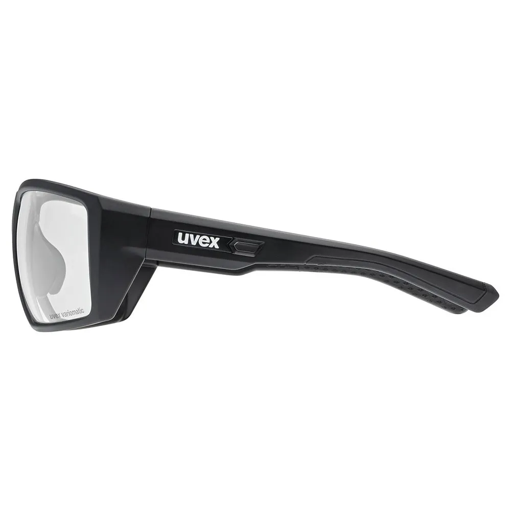 Uvex Mtn Venture V Photochrome Sonnenbrille, Black matt, Variomatic Smoke/CAT1-3 Uvex Mtn Venture V Photochrome Sonnenbrille, Black matt, Variomatic Smoke/CAT1-3