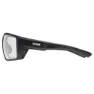 Uvex Mtn Venture V Photochrome Sonnenbrille, Black matt, Variomatic Smoke/CAT1-3