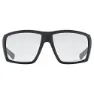 Uvex Mtn Venture V Photochrome Sonnenbrille, Black matt, Variomatic Smoke/CAT1-3