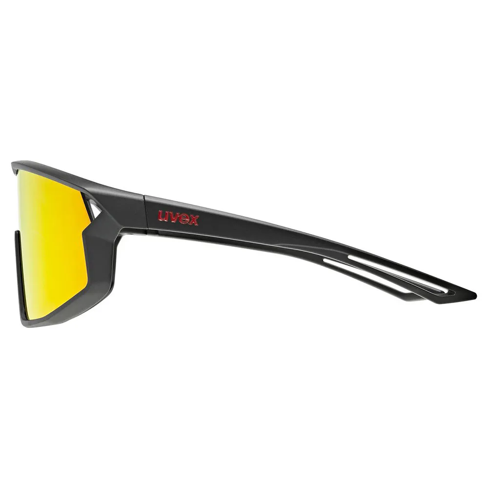 Uvex Skyryse Sonnenbrille Refurbished, Black matt, Mirror Red/CAT3