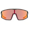 Uvex Skyryse Sonnenbrille Refurbished, Black matt, Mirror Red/CAT3