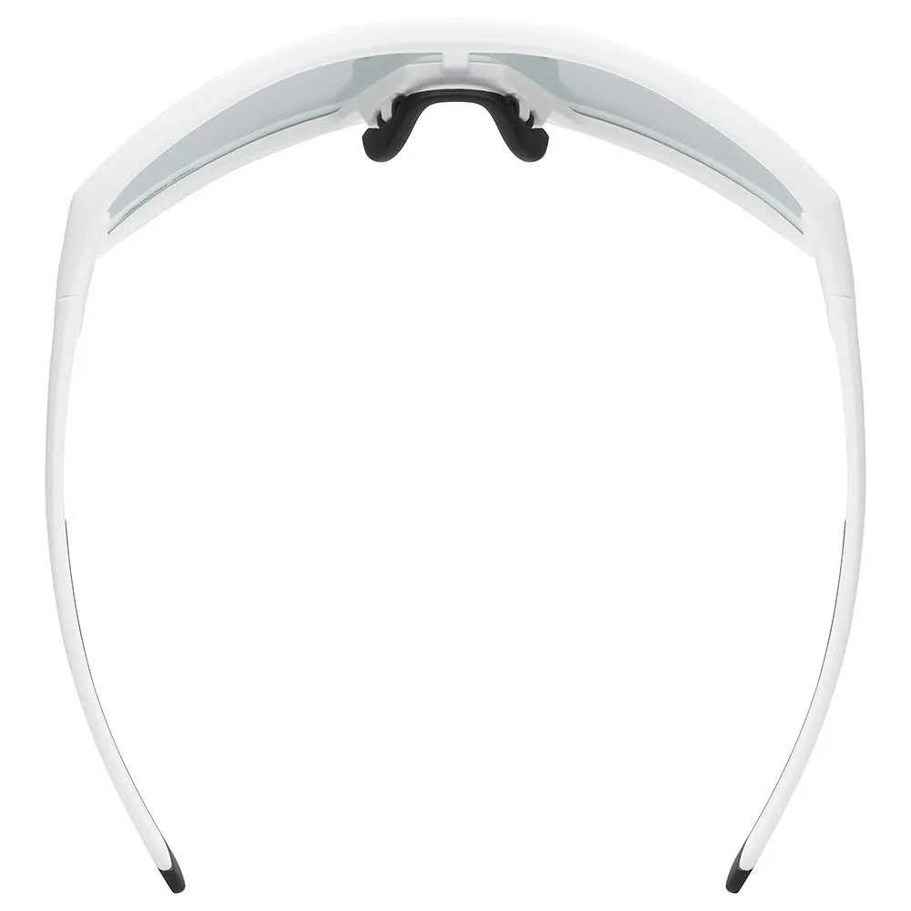Uvex Skyryse Variomatic Photochrome Sonnenbrille, White matt, Variomatic Lite Mirror Silver/CAT1-3 Uvex Skyryse Variomatic Photochrome Sonnenbrille, White matt, Variomatic Lite Mirror Silver/CAT1-3