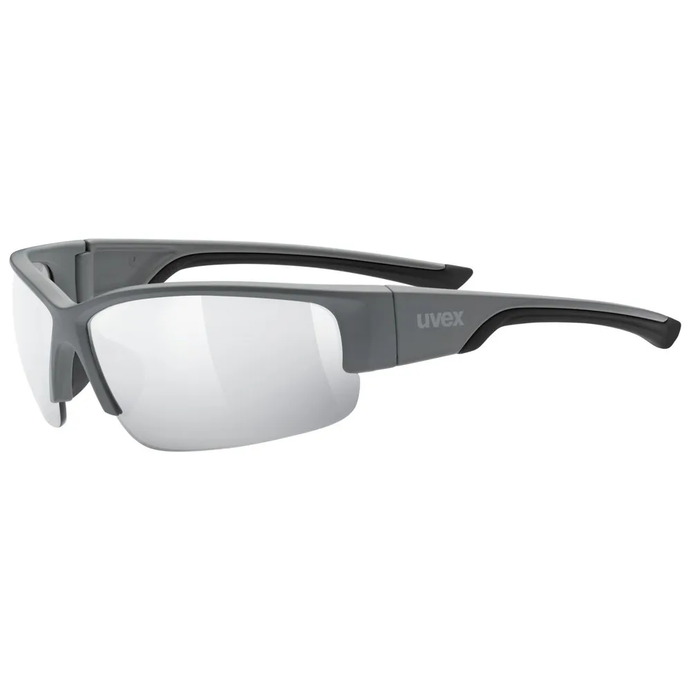 Uvex Sportstyle 215 Spiegel-sonnenbrille, Grey matte, Litemirror Silver/CAT3 Uvex Sportstyle 215 Spiegel-sonnenbrille, Grey matte, Litemirror Silver/CAT3