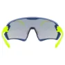 Uvex Sportstyle 231 2.0 Sonnenbrille, Blue / yellow matt, Supravision Mirror Blue/CAT2