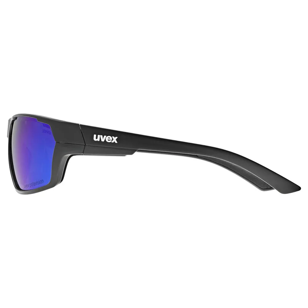 Uvex Sportstyle 233 Polarisierte Sonnenbrille, Black matt, Polavision Mirror Green/CAT3 Uvex Sportstyle 233 Polarisierte Sonnenbrille, Black matt, Polavision Mirror Green/CAT3