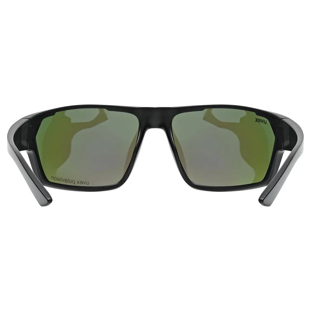 Uvex Sportstyle 233 Polarisierte Sonnenbrille, Black matt, Polavision Mirror Green/CAT3 Uvex Sportstyle 233 Polarisierte Sonnenbrille, Black matt, Polavision Mirror Green/CAT3