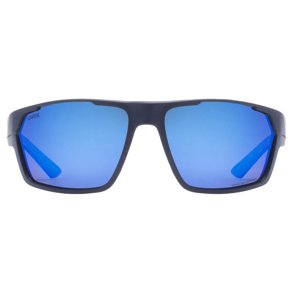 Uvex Sportstyle 233 Polavision Polarisierte Sonnenbrille, Deep space matt, Polavision Mirror Blue/CAT3 Uvex Sportstyle 233 Polavision Polarisierte Sonnenbrille, Deep space matt, Polavision Mirror Blue/CAT3