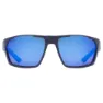 Uvex Sportstyle 233 Polavision Polarisierte Sonnenbrille, Deep space matt, Polavision Mirror Blue/CAT3