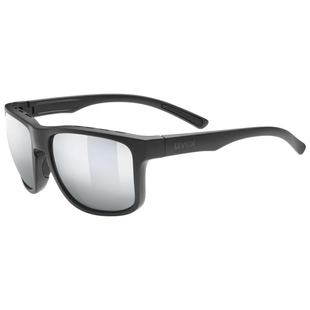 Uvex Sportstyle 312 Spiegel-sonnenbrille, Black matte, Mirror Silver/CAT4 Uvex Sportstyle 312 Spiegel-sonnenbrille, Black matte, Mirror Silver/CAT4