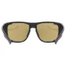Uvex Sportstyle 312 Vpx Polavision Photochrome Polarisierte Sonnenbrille, Black matt, Polavision Brown/CAT2-3