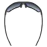 Uvex Sportstyle 706 Sonnenbrille, Black matt, Mirror Blue/CAT3