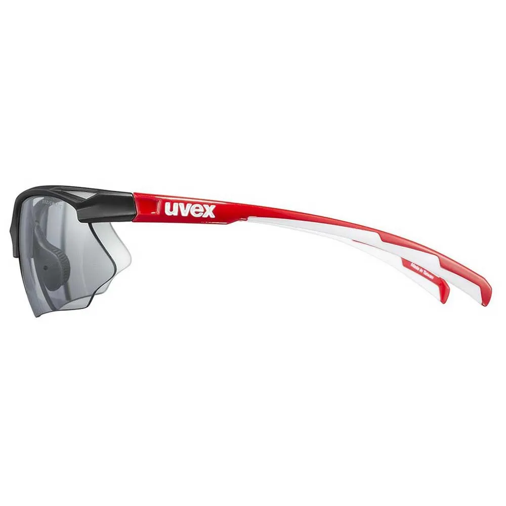 Uvex Sportstyle 802 Vario Verspiegelte Photochrome Sonnenbrille, Black / red, Silver Mirror/CAT1-3 Uvex Sportstyle 802 Vario Verspiegelte Photochrome Sonnenbrille, Black / red, Silver Mirror/CAT1-3