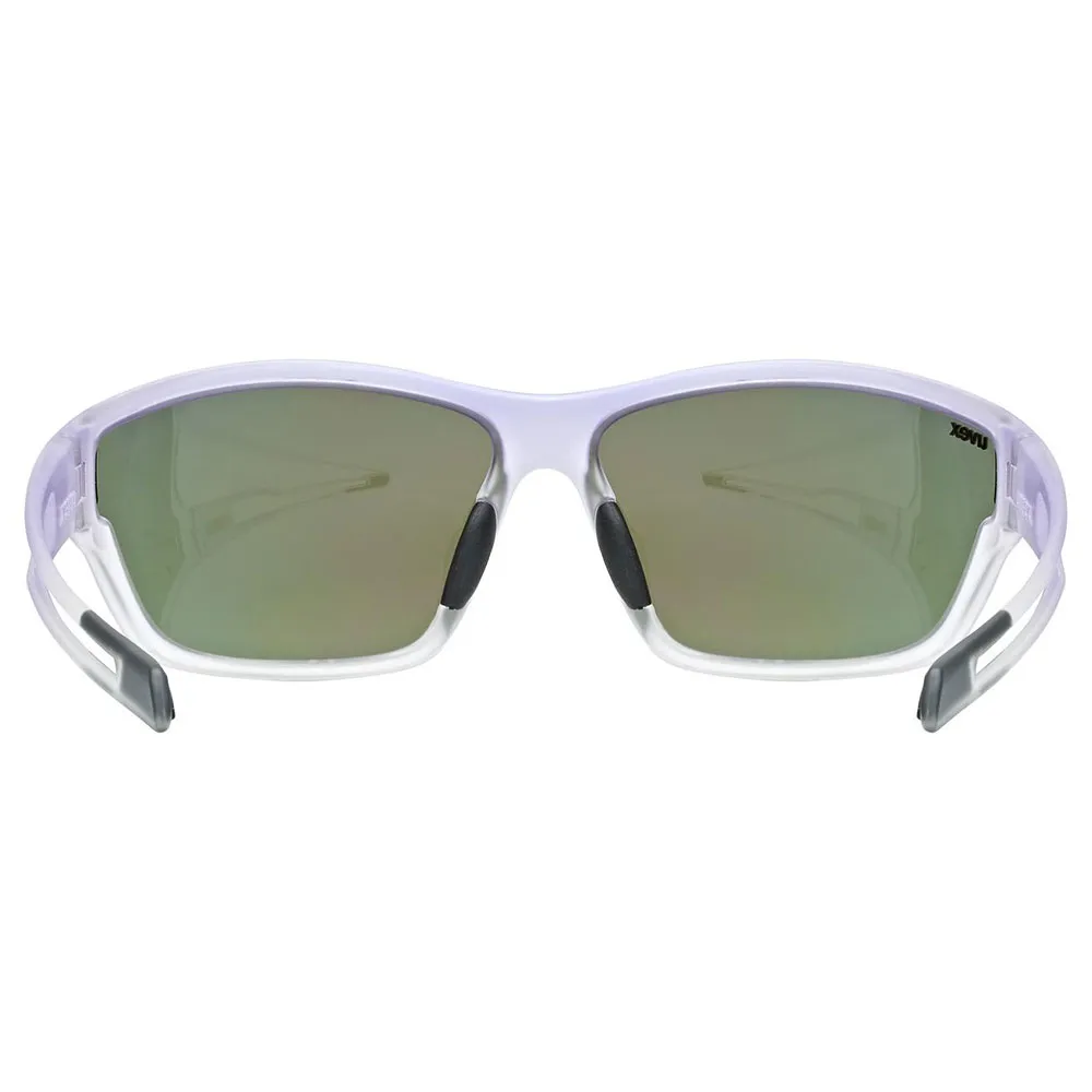 Uvex Sportstyle 806 Sonnenbrille, Purple fade, Mirror Purple/CAT3