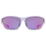 Uvex Sportstyle 806 Sonnenbrille, Purple fade, Mirror Purple/CAT3