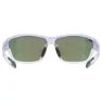 Uvex Sportstyle 806 Sonnenbrille, Purple fade, Mirror Purple/CAT3