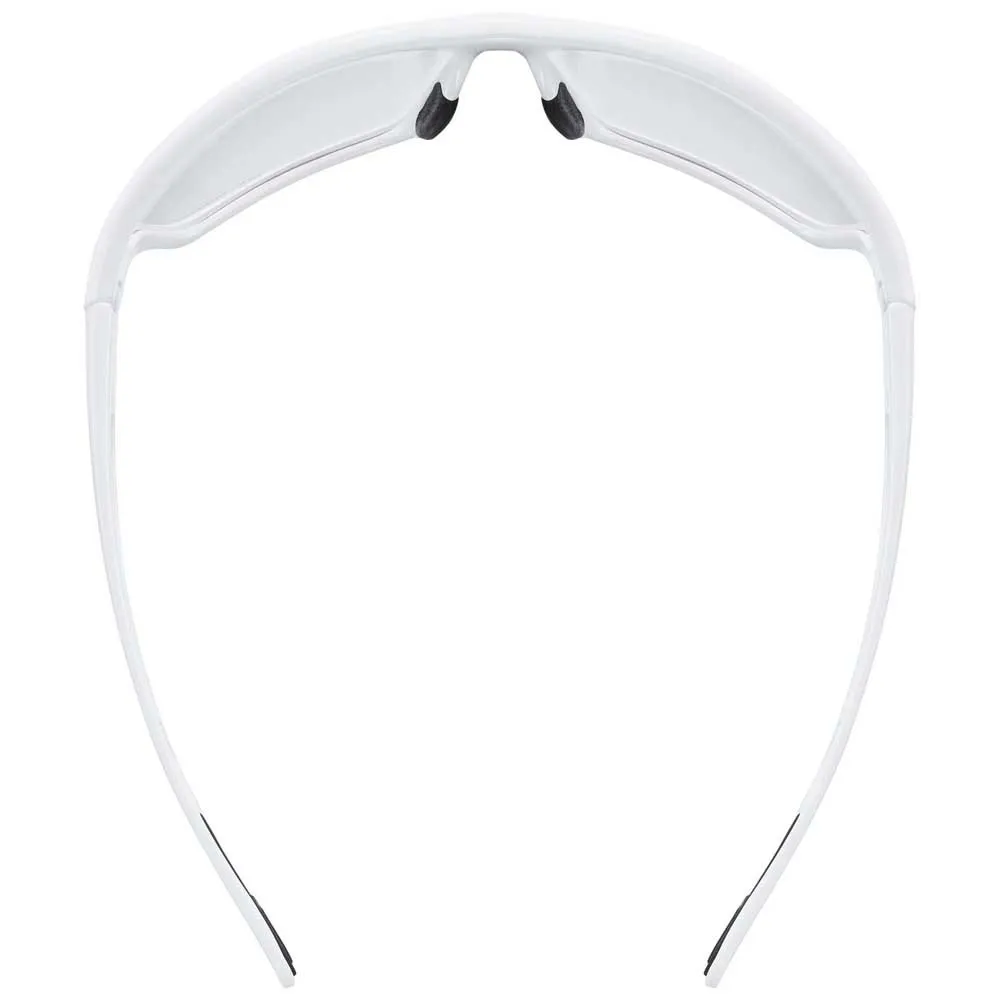 Uvex Sportstyle 806 V Photochrome Sonnenbrille, White, Variomatic Smoke/CAT1-3