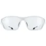 Uvex Sportstyle 806 V Photochrome Sonnenbrille, White, Variomatic Smoke/CAT1-3
