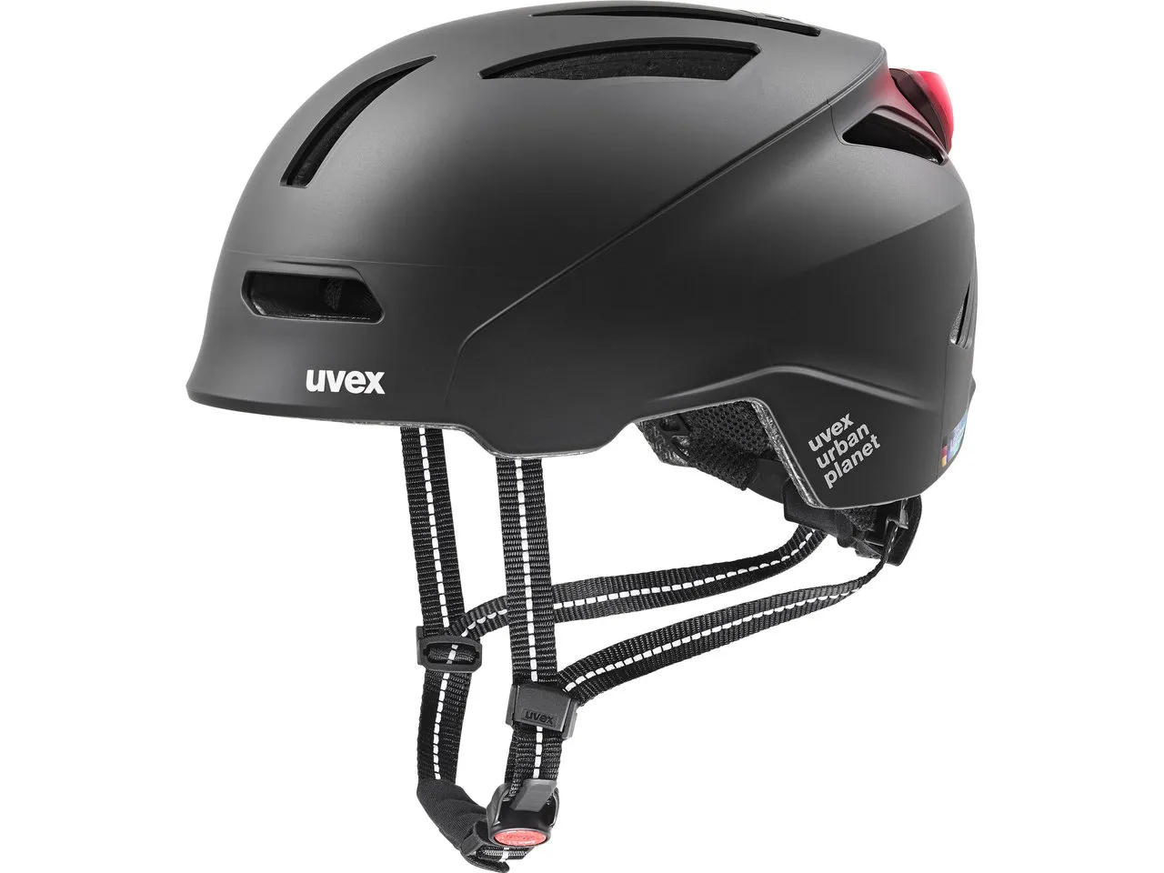 Uvex urban planet LED Helm, Schwarz Uvex urban planet LED Helm, Schwarz